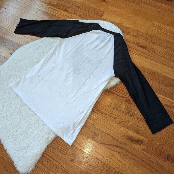 BEET X BEET go vegan right meow kitty cat ringer t-shirt small - Picture 3 of 5